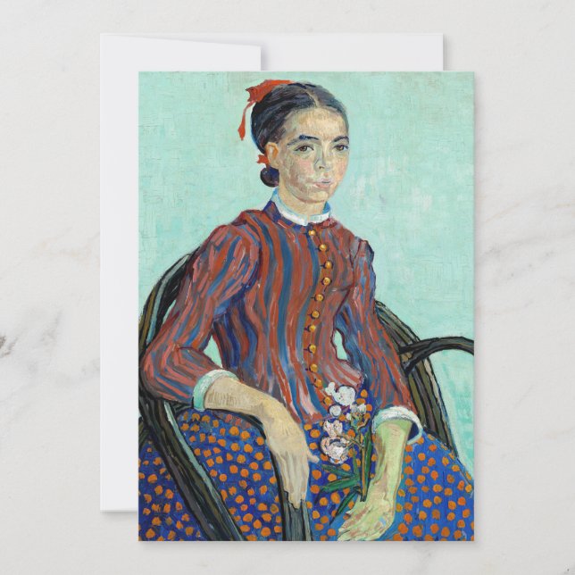 Invitation Vincent van Gogh - La Mousme (Devant)