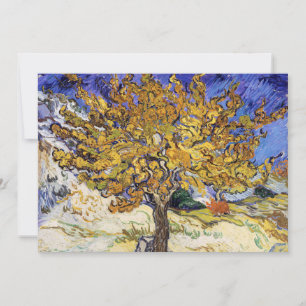 Invitation Vincent van Gogh - Le Mûrier