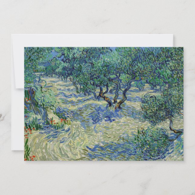 Invitation Vincent van Gogh - Olive Orchard (Devant)