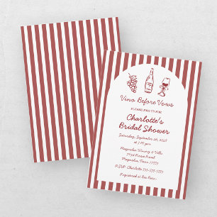 Invitation Vino Fantaisiste Avant Vœux de Mariage Baignoire d