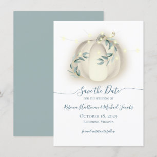 Invitation Vins botaniques citrouilles et éclairs Enregistrer