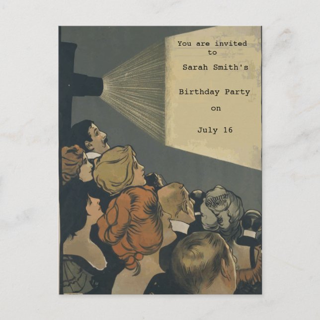 Invitation vintage (Devant)