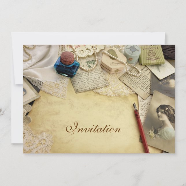 Invitation Vintage (Devant)