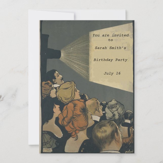 Invitation vintage (Devant)