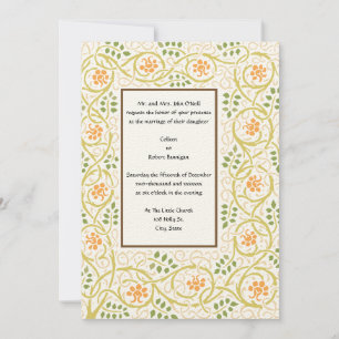 Invitation Vintage Arts & Artisanat Mouvement Roycroft Fronti