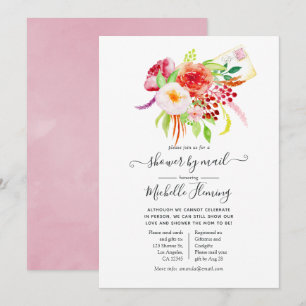 Invitation Vintage Chic Rustic Charm Baby shower par courrier