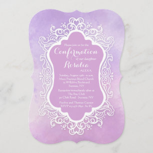 Invitation vintage de cadre