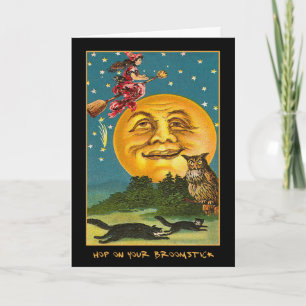 Invitation vintage De La Fête D'Halloween Avec Un 