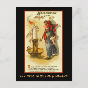 Invitation vintage De La Fête D'Halloween Avec Un 