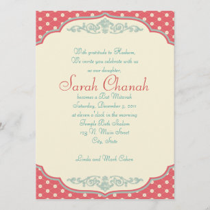 Invitation Vintage douce