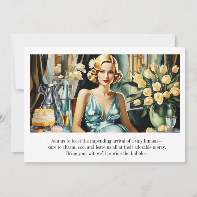 Invitation Vintage drôle (Devant)