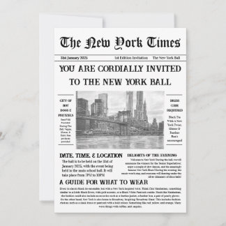 Invitation vintage et élégante