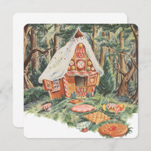 Invitation vintage Fairy Tale, Hansel et Gretel