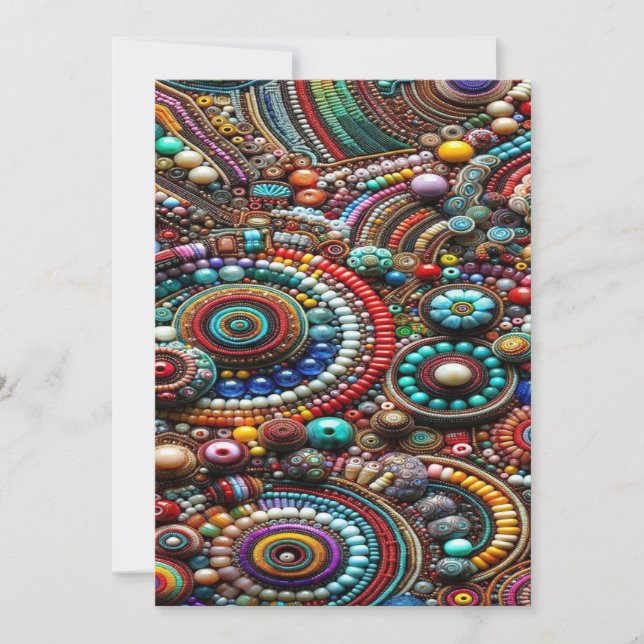 Invitation vintage floral (Devant)