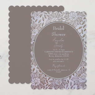 Invitation vintage Floral Bridal Shower