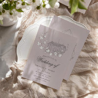 Vintage Flore esquissée Destination Mariage