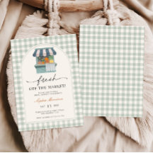 Vintage frais hors du marché En vichy Fête des mar