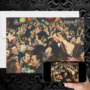 Invitation Vintage Hollywood thème Fancy Party avec ballons
