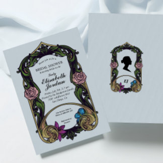 Invitation vintage Royal Bridgerton Bridal Shower