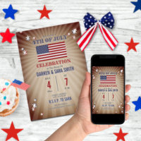 Vintage Stars American Flag 4 juillet Parti