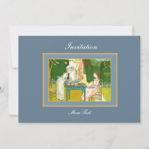 Invitation Vintage Victorian Tea Party