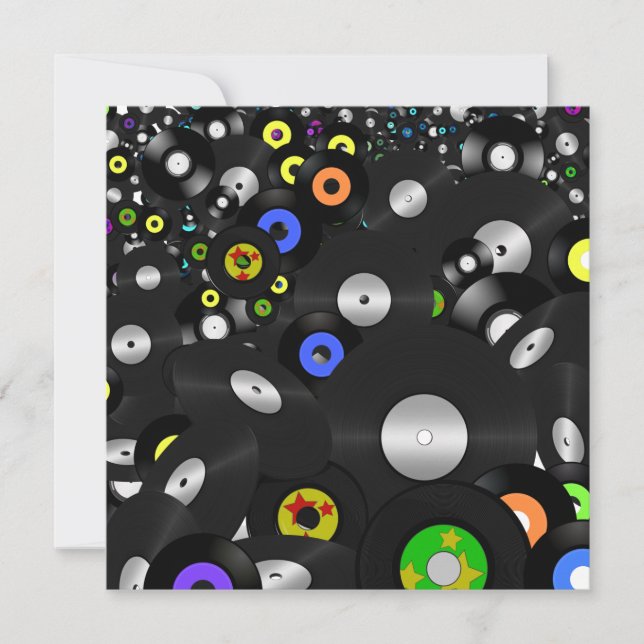 Invitation Vinyl-Look Records - LP Et 45's (Devant)