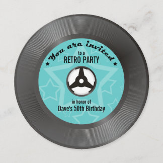 Invitation Vinyl Retro