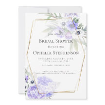 Violet Hydrangea et Anemone Bouquet floral