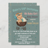 Invitation VIP de Bébé Oh Bébé Fille !
