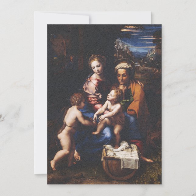 Invitation Virgin Mary and Child with John the Baptist (Devant)