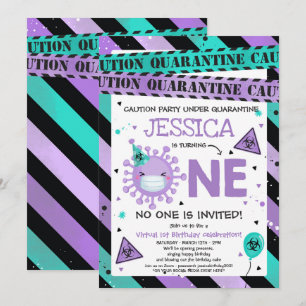 Invitation Virtual 1er Anniversaire Quarantaine 1er Anniversa