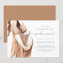 Virtual Gender Reveillez Lui ou Elle Boho Zoom Pa