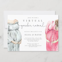 Virtual Gender Reveillez Lui ou Elle Boho Zoom Par