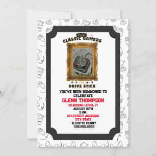 Invitation Vision Groovy des Joueurs Classiques