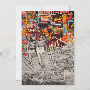 Invitation Visite vintage