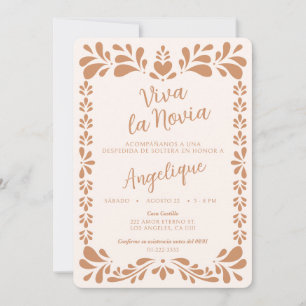 Invitation Viva La Novia Adieu de Célibataire