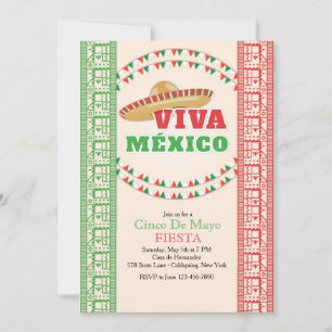 Invitation Viva Mexico