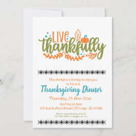 Invitation Vivez heureusement