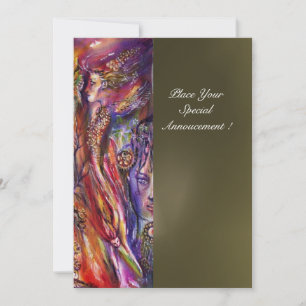 Invitation VIVIEN ET MERLIN Fantastique