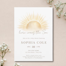 Voici le petit garçon Baby Shower