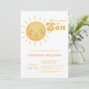 Invitation Voici l'invitation de Baby shower Son Boy 🌞 ✨