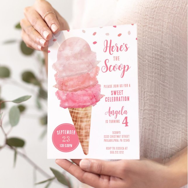 Invitation Voici l'Invitation de la fête d'anniversaire de la (Créateur téléchargé)