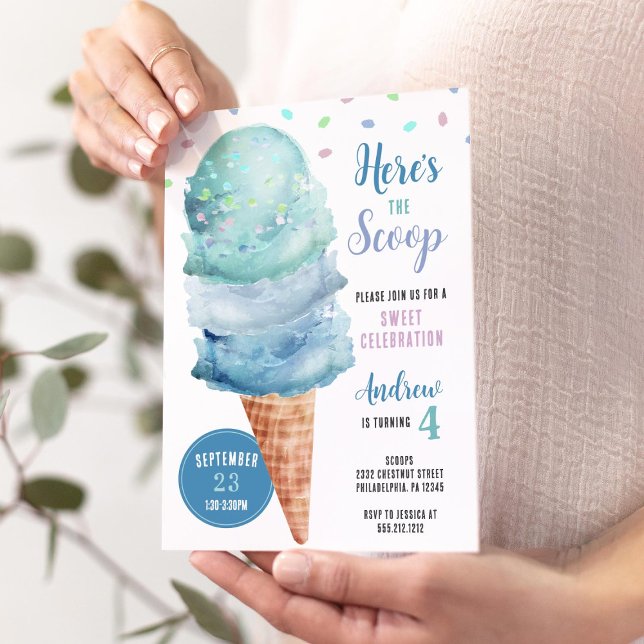 Invitation Voici l'Invitation de la fête d'anniversaire de la (Créateur téléchargé)