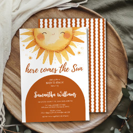 Invitation Voici l'invitation du Baby shower du bouho Sun