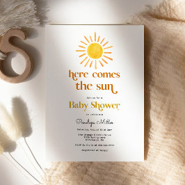 Invitation Voici l'invitation du Baby shower Sun Boy