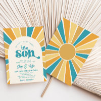 Voici L'Invitation Du Fils Co-Ed Baby shower