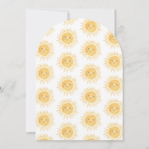 Invitation Voici que vient le fils Arch pour Baby Shower Sole
