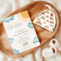 Voici venir le fils Baby Shower Garçon