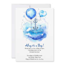 Voilier vers la joie : Baby shower nautique