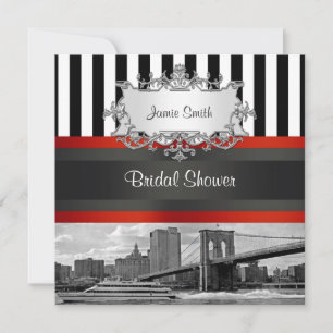 Invitation VOIR LA VERSION RÉVISÉE NYC Pont Bklyn Mariage Sho
